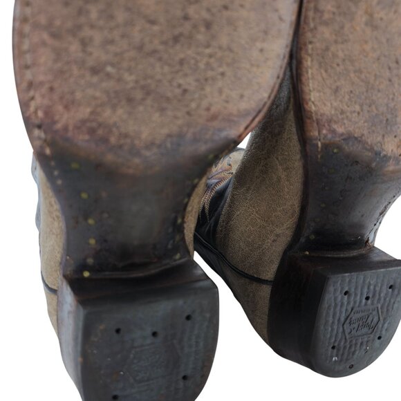 Vintage Tony Lama Exotic Leather Men's Size 9E Brown Cowboy Western Boots USA - Picture 14 of 16